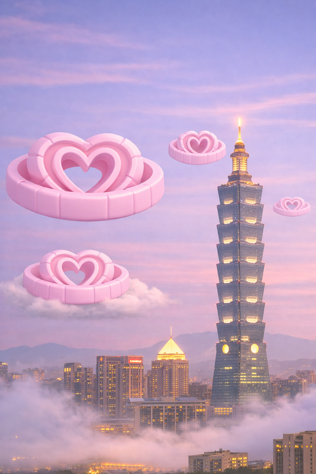 Heart Glue Rings (50 Peices)